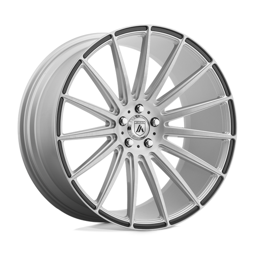 Asanti Black Abl 14 Polaris Brushed Silver Carbon Fiber Insert