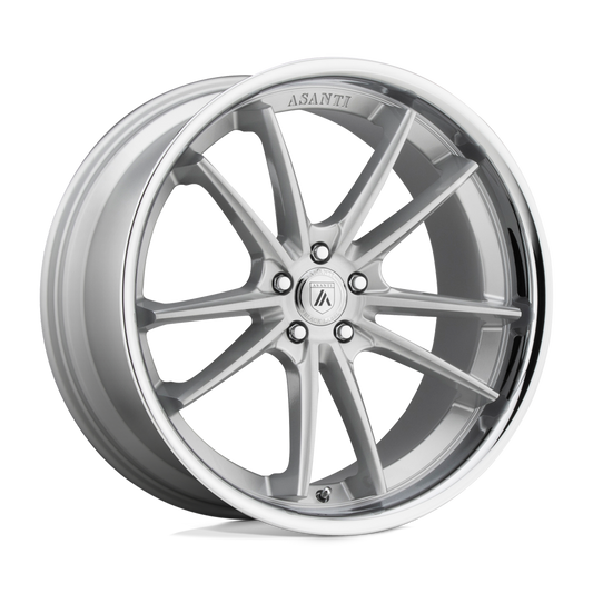 Asanti Black Abl 23 Sigma Brushed Silver Chrome Lip