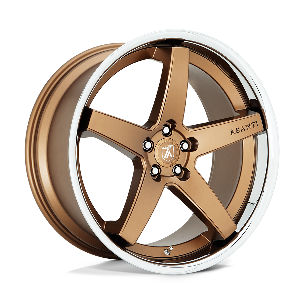 Asanti Black Abl31 Regal Satin Bronze With Chrome Lip