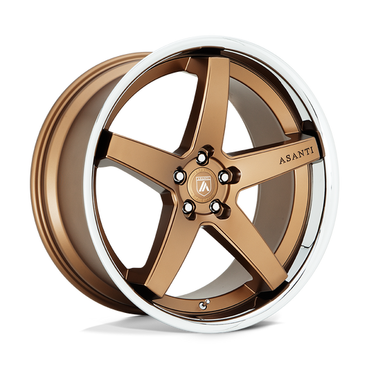 Asanti Black Abl31 Regal Satin Bronze With Chrome Lip
