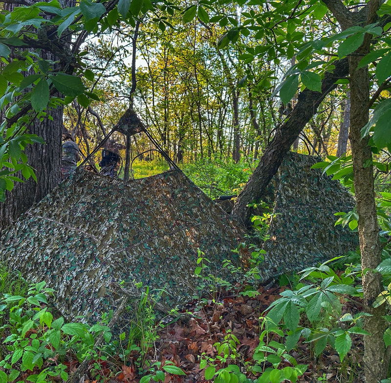 Load image into Gallery viewer, Hunting Blind - Mossy Oak Greenleaf 3D Leafy
