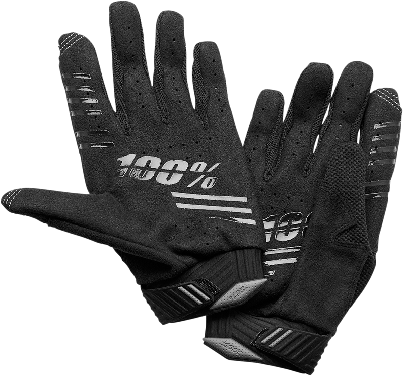 Load image into Gallery viewer, 100% R-Core Gloves - Black - Large 10027-00002
