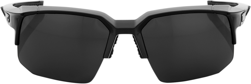 Load image into Gallery viewer, 100% Speedcoupe Sunglasses - Black - Gray Polarized 61031-001-47
