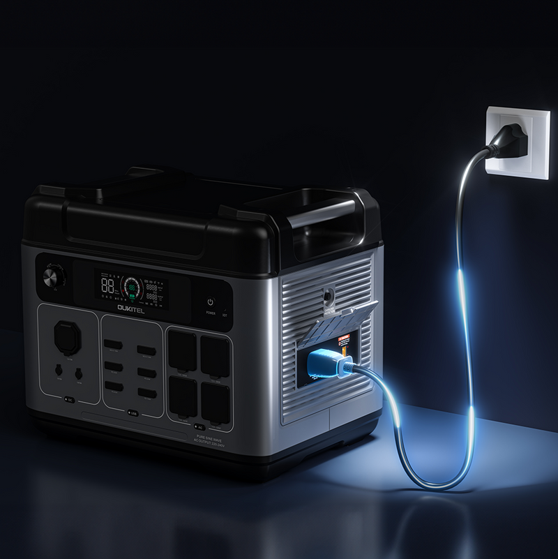 Load image into Gallery viewer, OUKITEL P2001 Plus Portable Power Station 2400W/2048Wh
