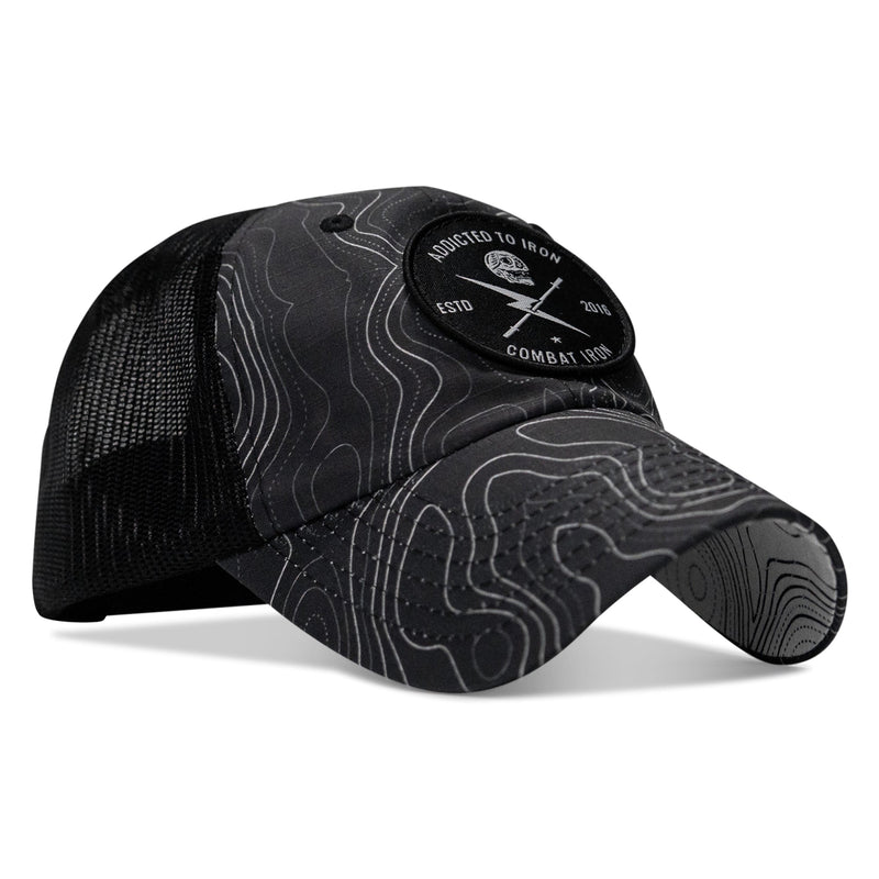 Load image into Gallery viewer, Addicted To Iron Patch Tactical Ripstop Mesh Snapback Hat
