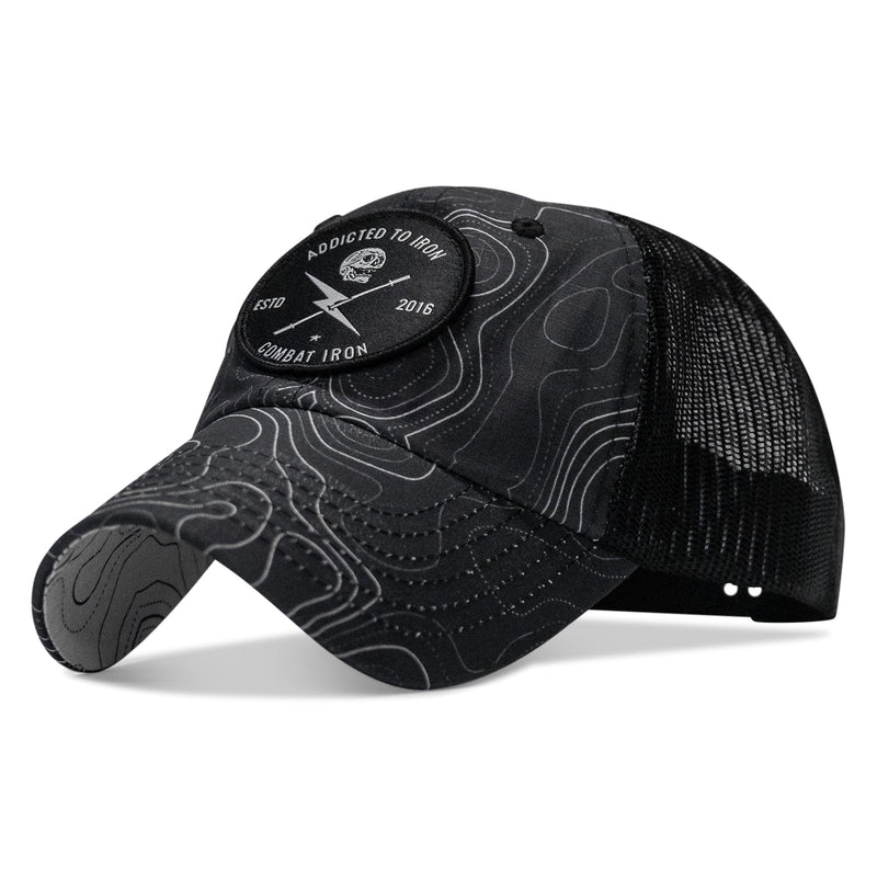 Load image into Gallery viewer, Addicted To Iron Patch Tactical Ripstop Mesh Snapback Hat
