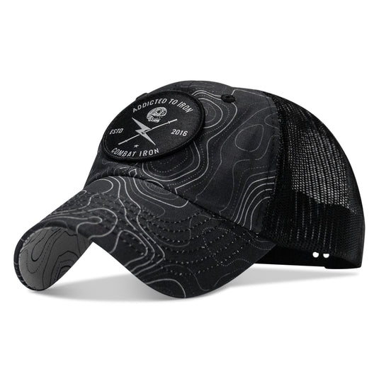 Addicted To Iron Patch Tactical Ripstop Mesh Snapback Hat