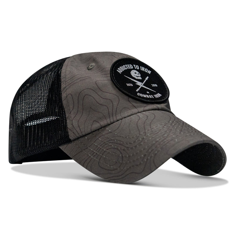 Load image into Gallery viewer, Addicted To Iron Patch Tactical Ripstop Mesh Snapback Hat
