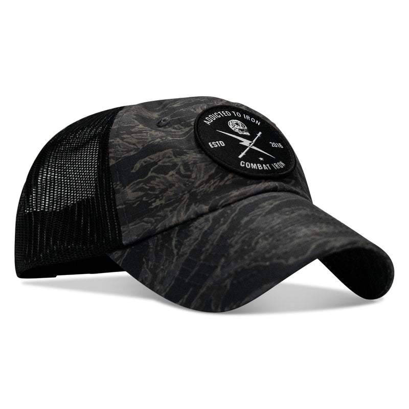 Load image into Gallery viewer, Addicted To Iron Patch Tactical Ripstop Mesh Snapback Hat
