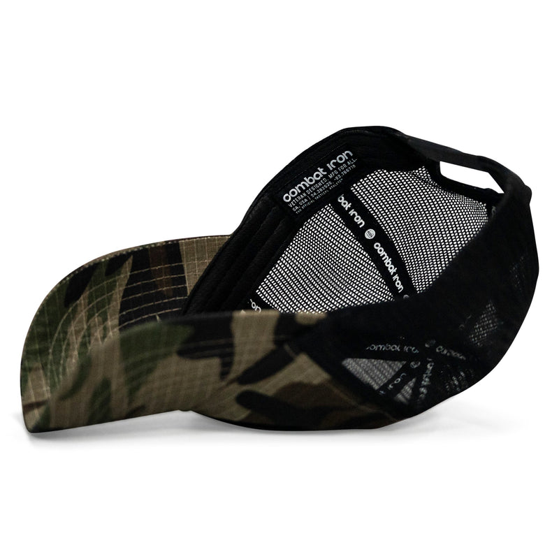 Load image into Gallery viewer, Addicted To Iron Patch Tactical Ripstop Mesh Snapback Hat
