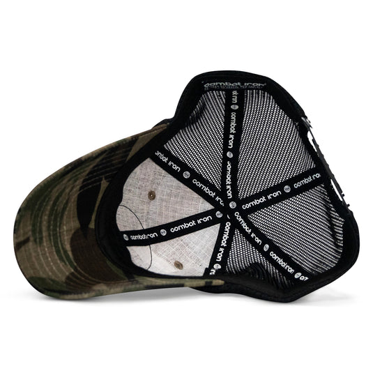 Addicted To Iron Patch Tactical Ripstop Mesh Snapback Hat