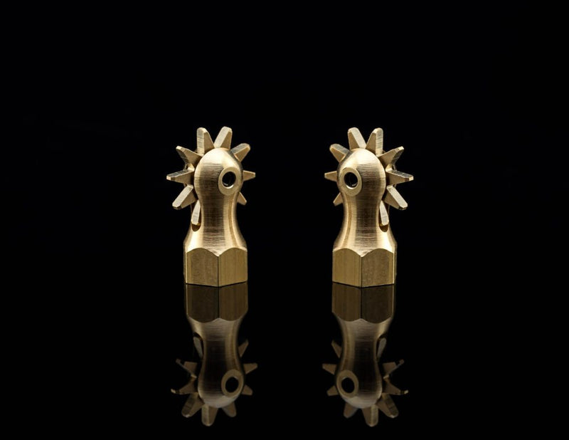 Load image into Gallery viewer, American Equus &quot;Quik-X&quot; Interchangeable Western Polo Spurs
