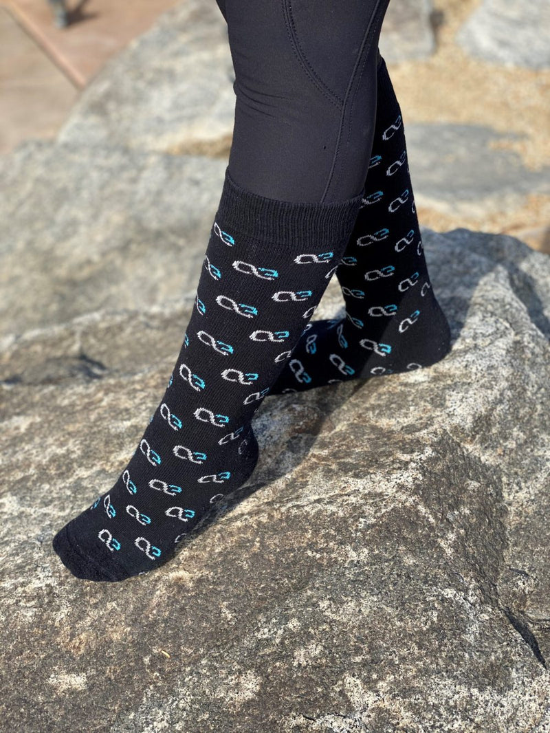 Load image into Gallery viewer, American Equus Signature Bamboo Riding Socks
