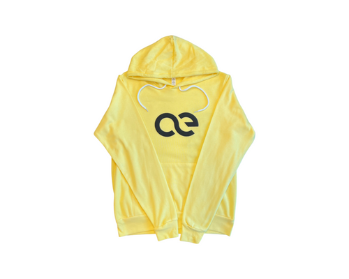 American Equus Puffy Signature Fleece Hoodie Yellow