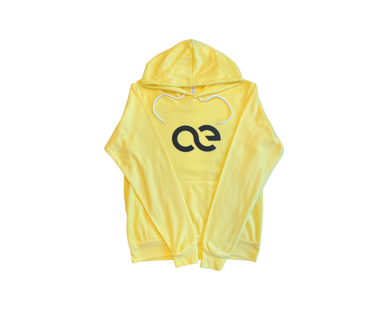 Load image into Gallery viewer, American Equus Puffy Signature Fleece Hoodie Yellow
