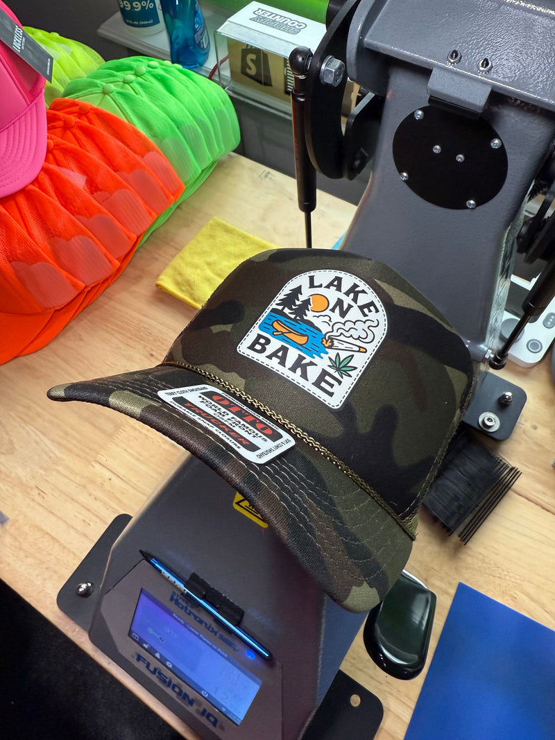 Load image into Gallery viewer, Lake N Bake Trucker Hat
