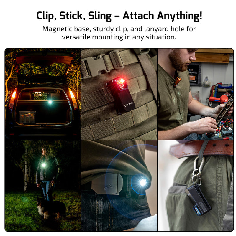 Load image into Gallery viewer, Olight Oclip Pro – Clip Light with Flood, Spot, and Red Modes – Available in 4 Colors
