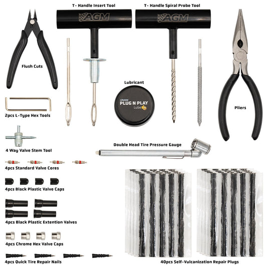 Plug n Play Tire Repair Kit
