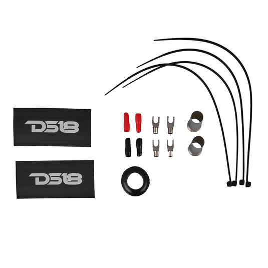 0-GA Amplifier Installation Wiring Kit - Red