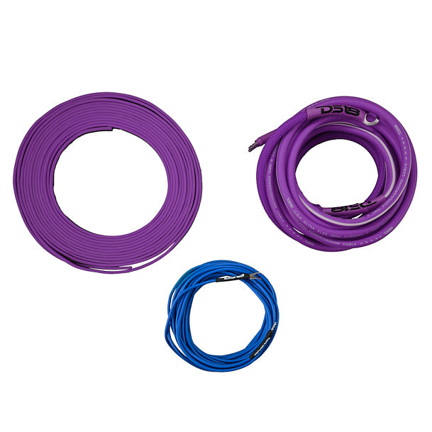Load image into Gallery viewer, 8-GA Amplifier Installation Wiring Kit - Purple
