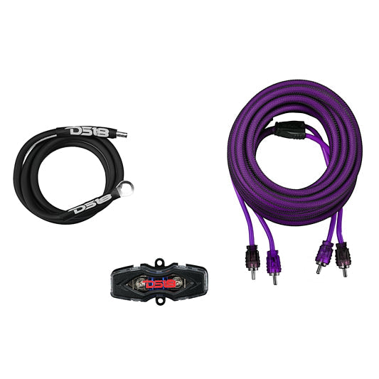 Load image into Gallery viewer, 8-GA Amplifier Installation Wiring Kit - Purple
