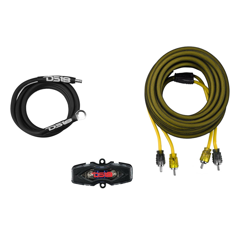 Load image into Gallery viewer, 8-GA Amplifier Installation Wiring Kit - Yellow
