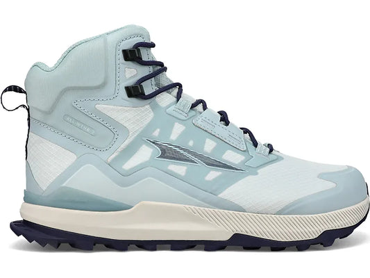 Women's Altra Lone Peak All-WTHR Mid, Light Blue, 7 B Medium - Skoutley Outdoors LLC