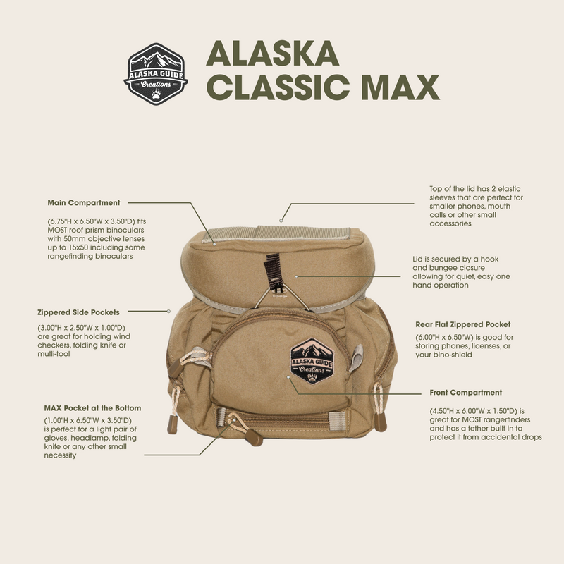 Load image into Gallery viewer, Alaska Classic Max Gen L Binocular Harness Pack

