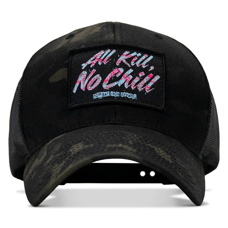 Load image into Gallery viewer, All Kill No Chill Patch Snapback Hat
