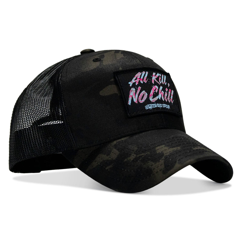 Load image into Gallery viewer, All Kill No Chill Patch Snapback Hat
