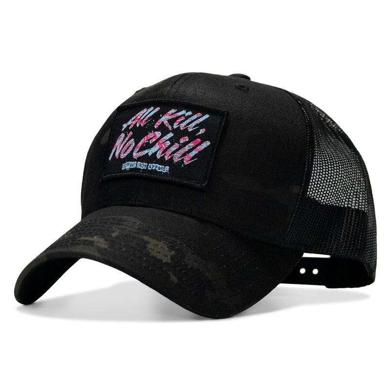 Load image into Gallery viewer, All Kill No Chill Patch Snapback Hat
