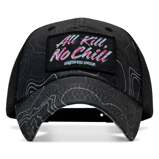 All Kill No Chill Patch Tactical Ripstop Mesh Snapback Hat