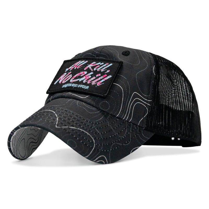 Load image into Gallery viewer, All Kill No Chill Patch Tactical Ripstop Mesh Snapback Hat
