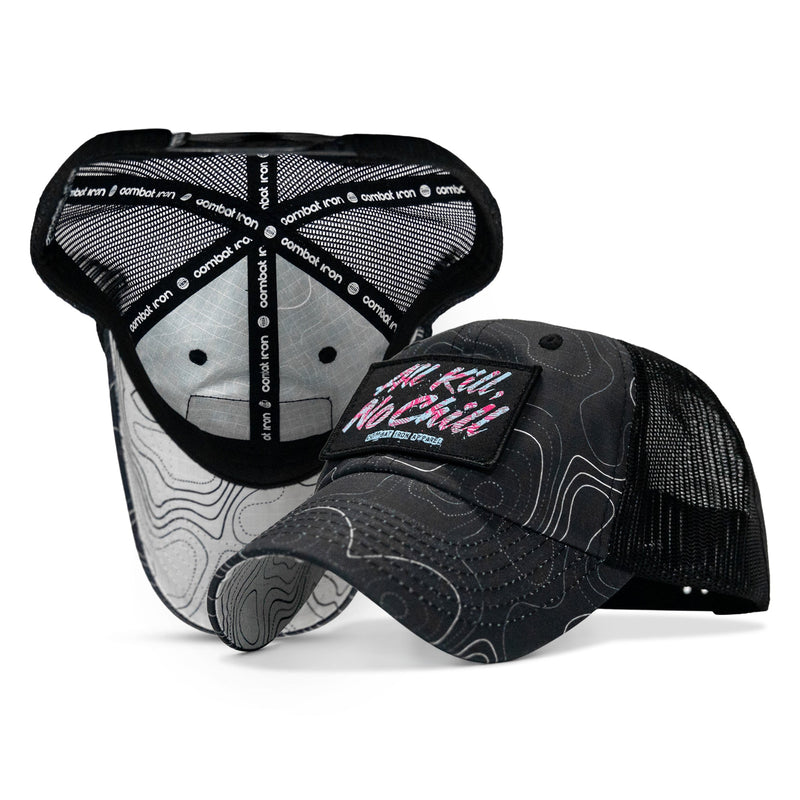 Load image into Gallery viewer, All Kill No Chill Patch Tactical Ripstop Mesh Snapback Hat
