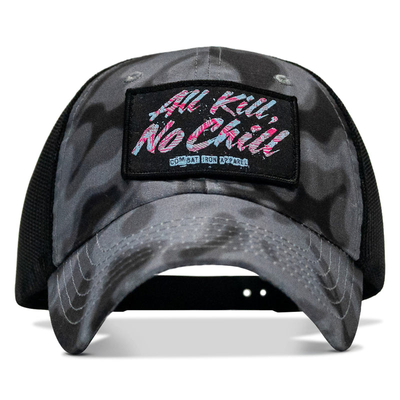 Load image into Gallery viewer, All Kill No Chill Patch Tactical Ripstop Mesh Snapback Hat
