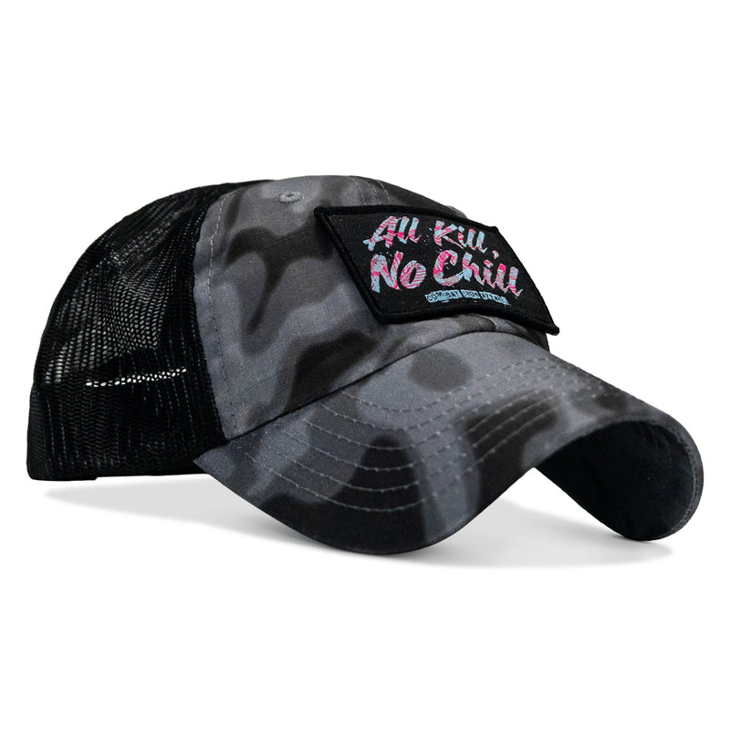 Load image into Gallery viewer, All Kill No Chill Patch Tactical Ripstop Mesh Snapback Hat
