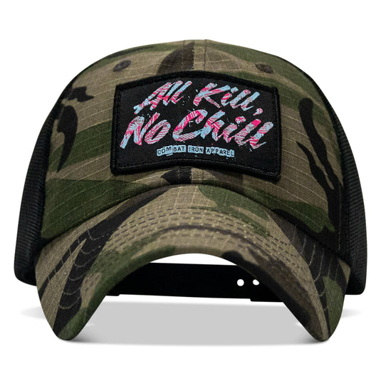 All Kill No Chill Patch Tactical Ripstop Mesh Snapback Hat