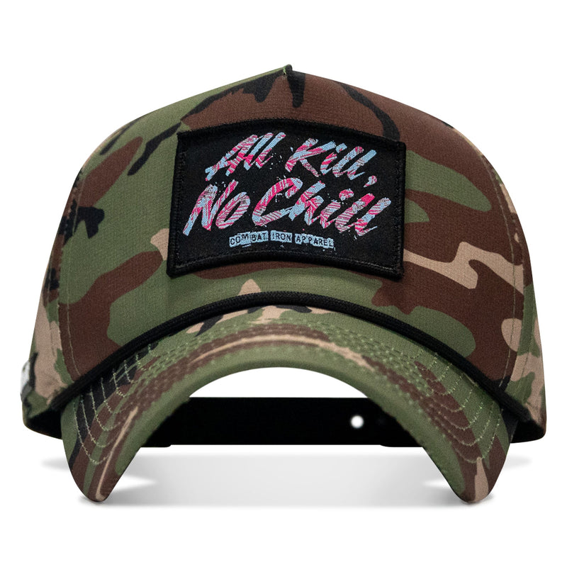Load image into Gallery viewer, All Kill No Chill Patch Weekender Snapback
