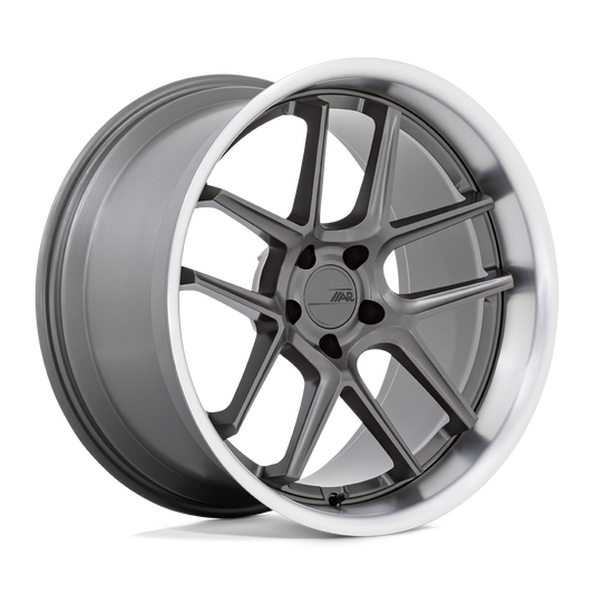 American Racing Ar942 Bishop Matte Gunmetal With Machined Lip