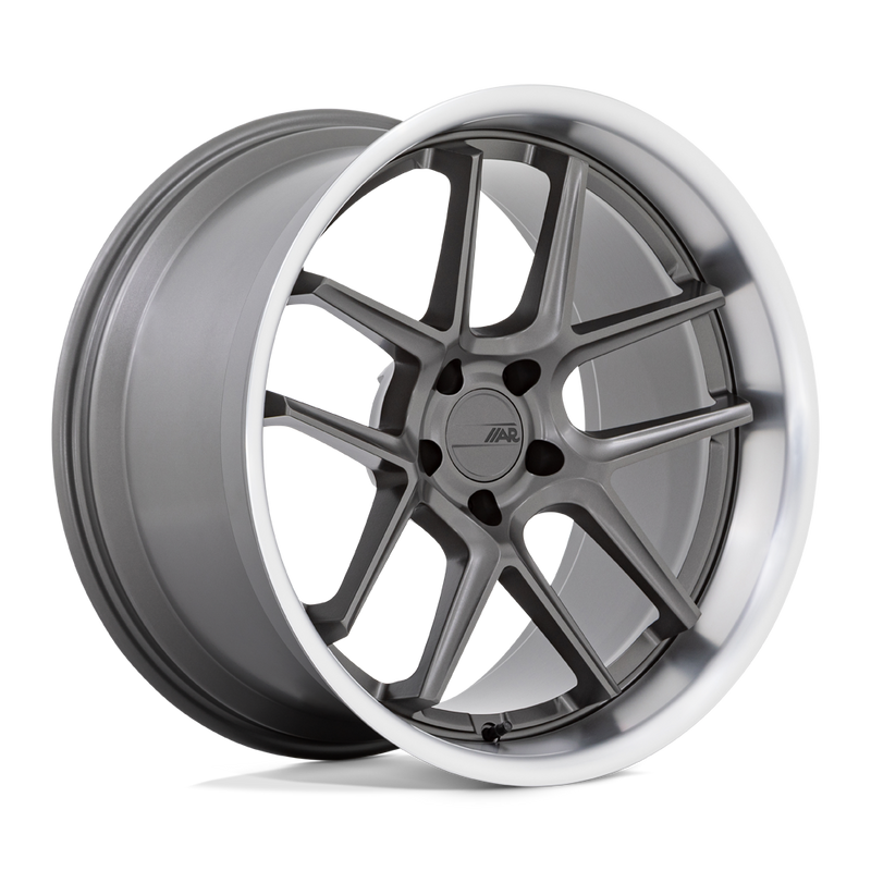 Load image into Gallery viewer, American Racing Ar942 Bishop Matte Gunmetal With Machined Lip
