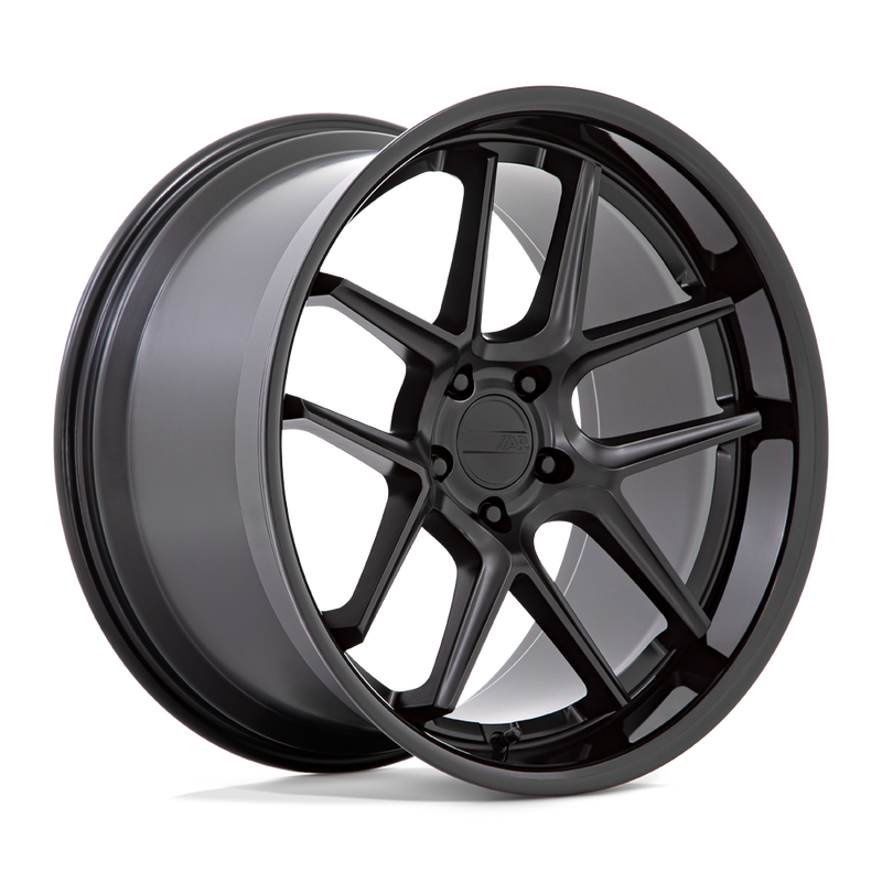 Load image into Gallery viewer, American Racing Ar942 Bishop Matte Black With Gloss Black Lip
