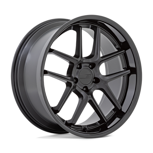 American Racing Ar942 Bishop Matte Black With Gloss Black Lip