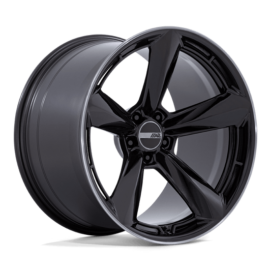 American Racing TTF Gloss Black With Double Dark Tint Lip