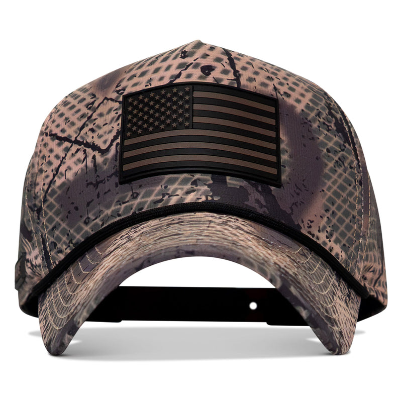 Load image into Gallery viewer, American Flag PVC Patch Waterproof Weekender Snapback
