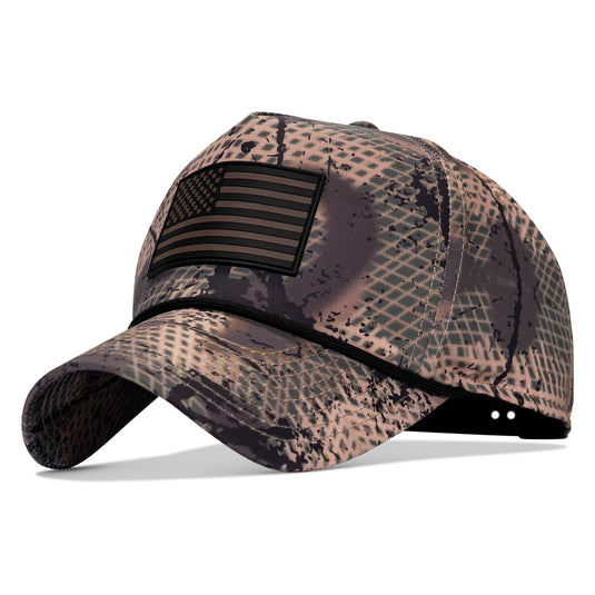 American Flag PVC Patch Waterproof Weekender Snapback