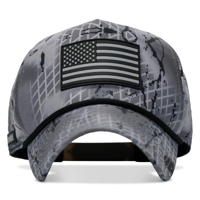 Load image into Gallery viewer, American Flag PVC Patch Waterproof Weekender Snapback
