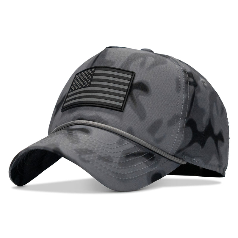 Load image into Gallery viewer, American Flag PVC Patch Waterproof Weekender Snapback
