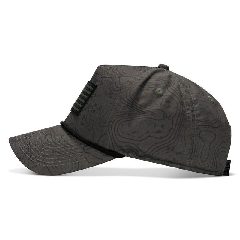 Load image into Gallery viewer, American Flag PVC Patch Waterproof Weekender Snapback
