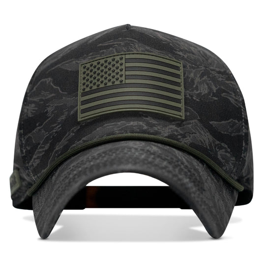 American Flag PVC Patch Waterproof Weekender Snapback