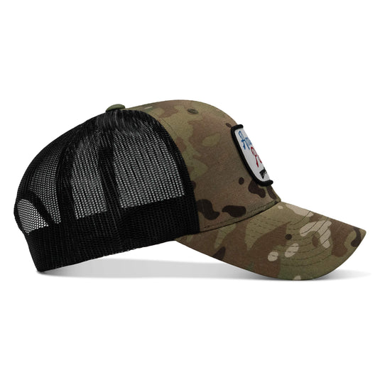 American Patriot Patch Snapback Hat